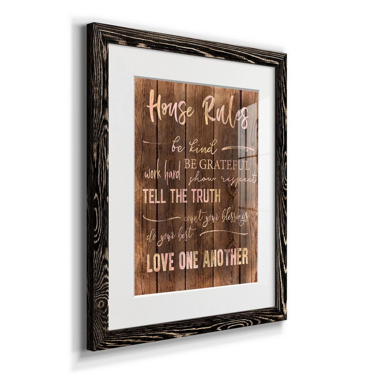 Trinx House Rules - Picture Frame Textual Art Print on Paper - Wayfair ...
