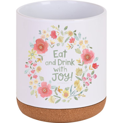 Utensil Holder Eat And Drink With Joy!