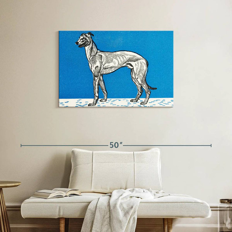 Brampt Greyhound III, 24" H x 36" W