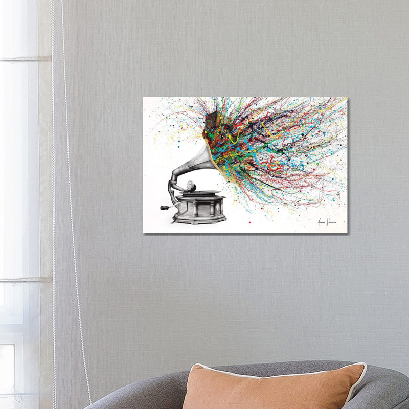 «Radical Rhapsody» par Ashvin Harrison, reproduction, Toile tendue, H 18 po x l 26 po x P 1,5 po, Non