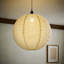 Hidehiko 57cm H Linen Round Pendant Shade ( Slip-On ) in Cream