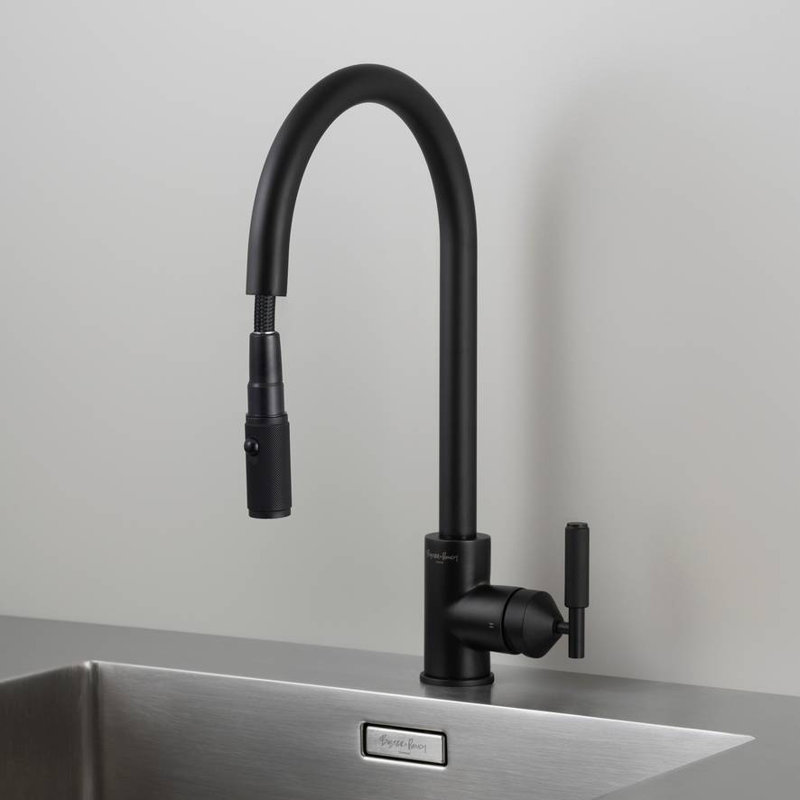 Kitchen Faucet / Pull-Out With Dual Spray / Linear, Welders Black