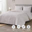 Ensemble d'édredon brodé réversible en coton 3 pièces Whitney-132194440-132194442