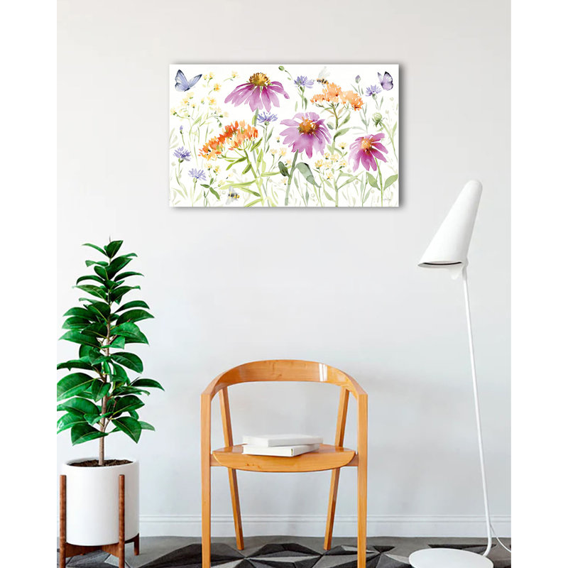Wild For Wildflowers I, H 24 po x l 36 po