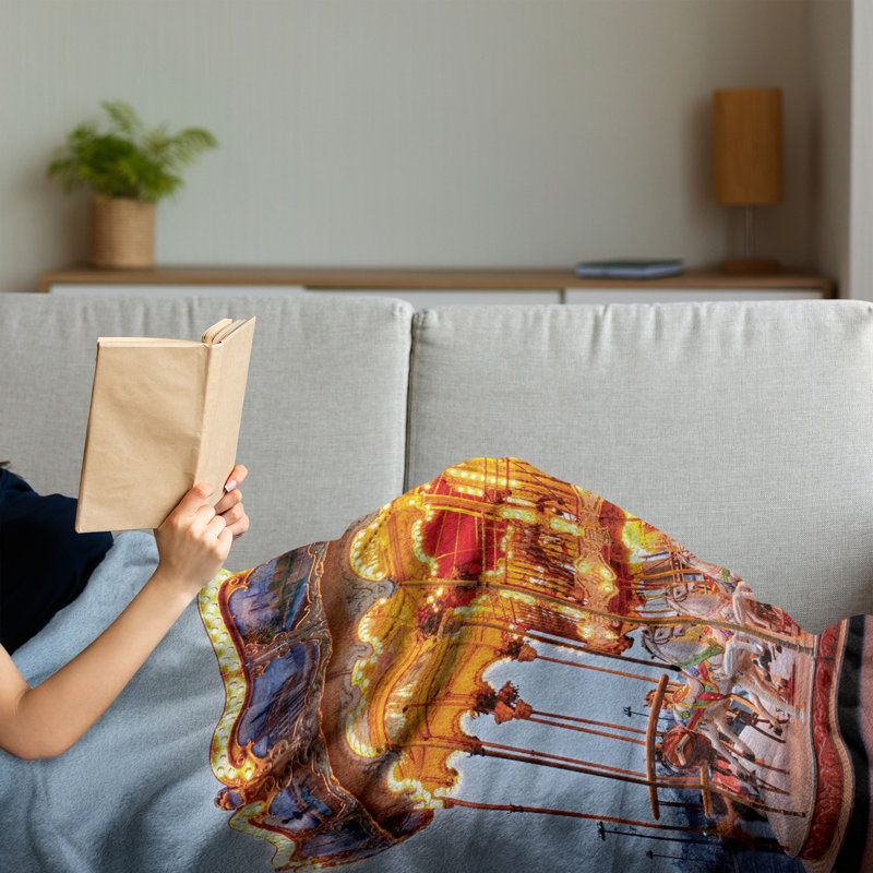 Hand Woven Throw Blanket, 60" x 80"
