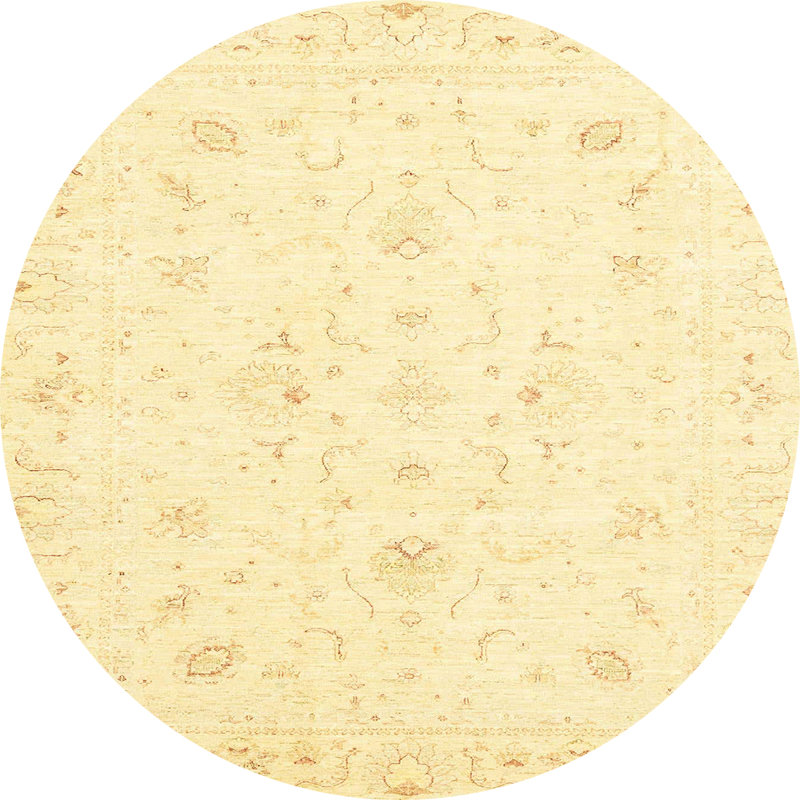 Oriental Indoor Rug, Round 5'