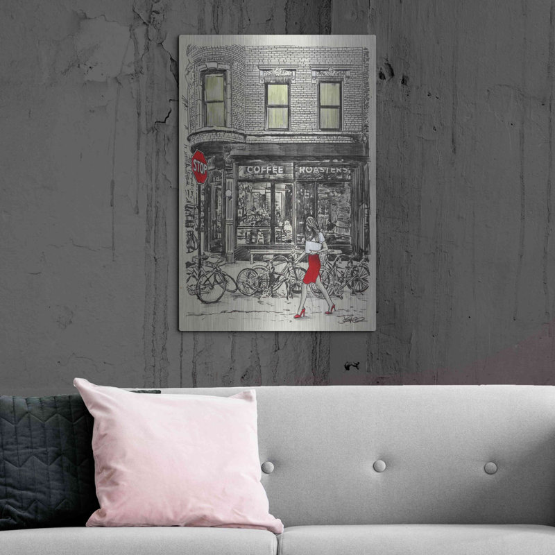 «The Coffee Roaster Place» par Loui Jover, H 36 po x l 24 po