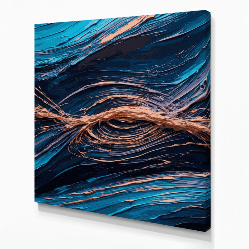 Art mural sur toile gris, H 32 po x l 32 po
