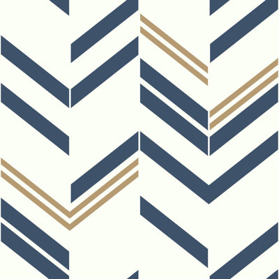 Decius Peel & Stick Chevron Roll