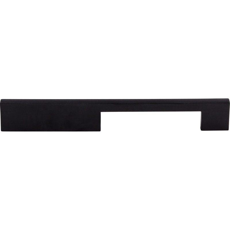 Linear 12" Center to Center Bar pull, 7" Center to Center Bar, Black