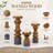  Handcrafted Mango Wood Pillar Candle Holder Set of 3 