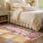 Tawann Machine Washable Floral Farmhouse Area Rug with Non-Slip Backing for Living Room, Dining Room, Bedroom-61090135