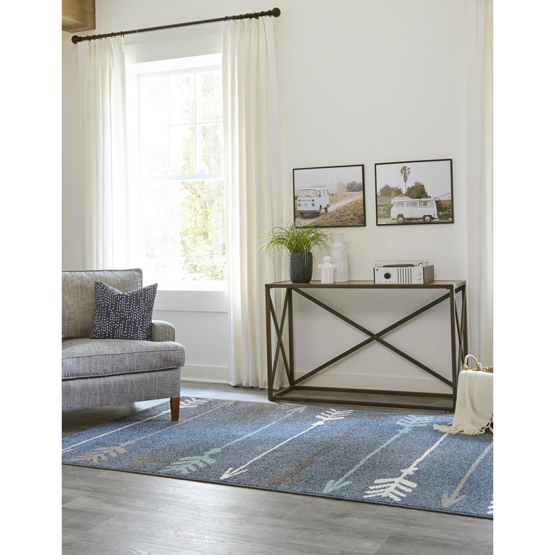 Geometric Area Rug, Rectangle 274 x 366cm