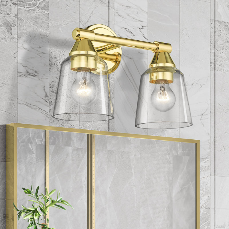 Manylath 2 - Light Dimmable Vanity Light, Polished Brass