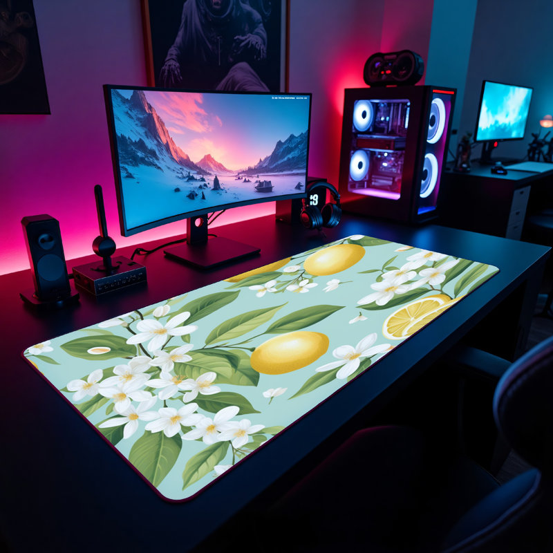 Polyester Desk Pad, 31.5x15.5
