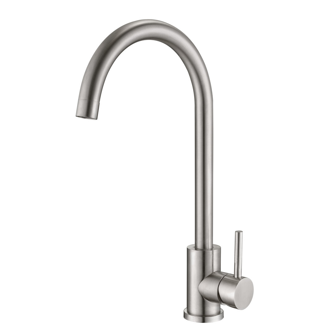 Reginox Taravo Bn Single Lever Brushed Nickel Kitchen Tap - Image 4