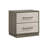 2-Drawer Nightstand With Floating Base Design