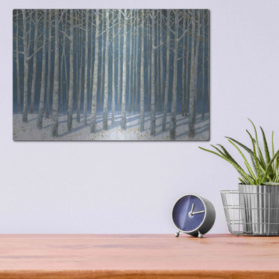 «Shimmering Birches» par James Wiens, art mural en métal