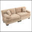 Canapé modulaire à deux places Canapé modulaire à assise profonde Canapé-lit en chenille Canapé-lit-911930050