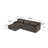 Modern Minimalist L-Shaped Chenille Upholstered Sectional Sofa with Storage Pockets and Three Pillows-1336592640-1336592642