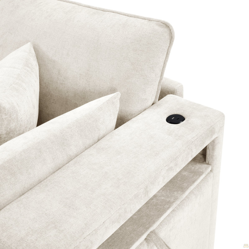 Canapé modulaire Canapé-lit modulaire en forme de U, Beige