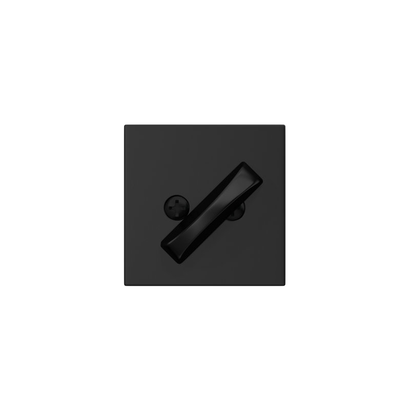 Single Cylinder Deadbolt with Collins Trim, Matte Black