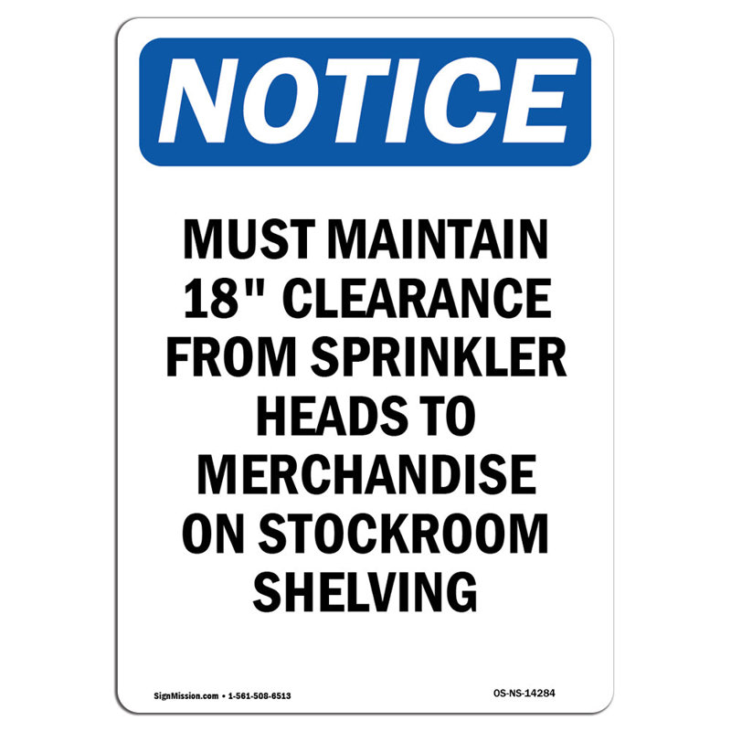 Must Maintain Sign