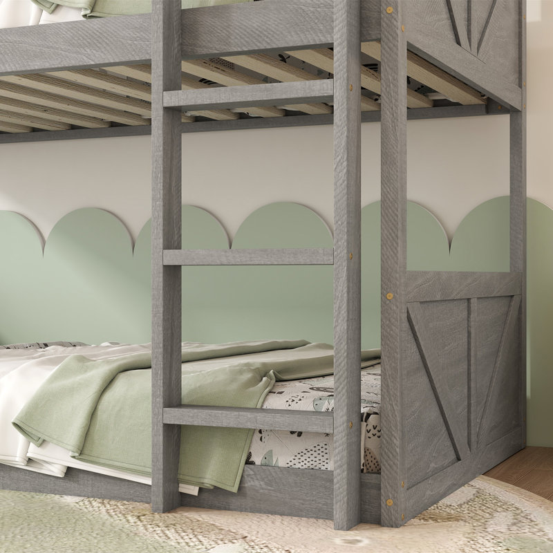 Lits blancs antiques peu encombrants, conception rustique en bois massif pour les pièces compactes
