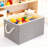 Foldable Fabric Storage Bins , Collapsible Closet Organizers With Handles For Shelves, Clothes, And Home Organization
