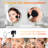 Wall Mounted 8" Makeup Mirror With×10 Magnification Makeup Mirror-977281133