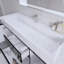 Ensemble de meuble-lavabo mural simple 59 po Babajide-145936952