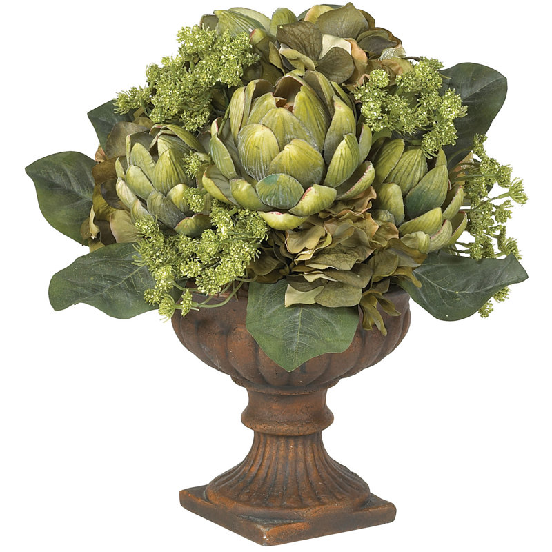 Artichoke Arrangement in Pot