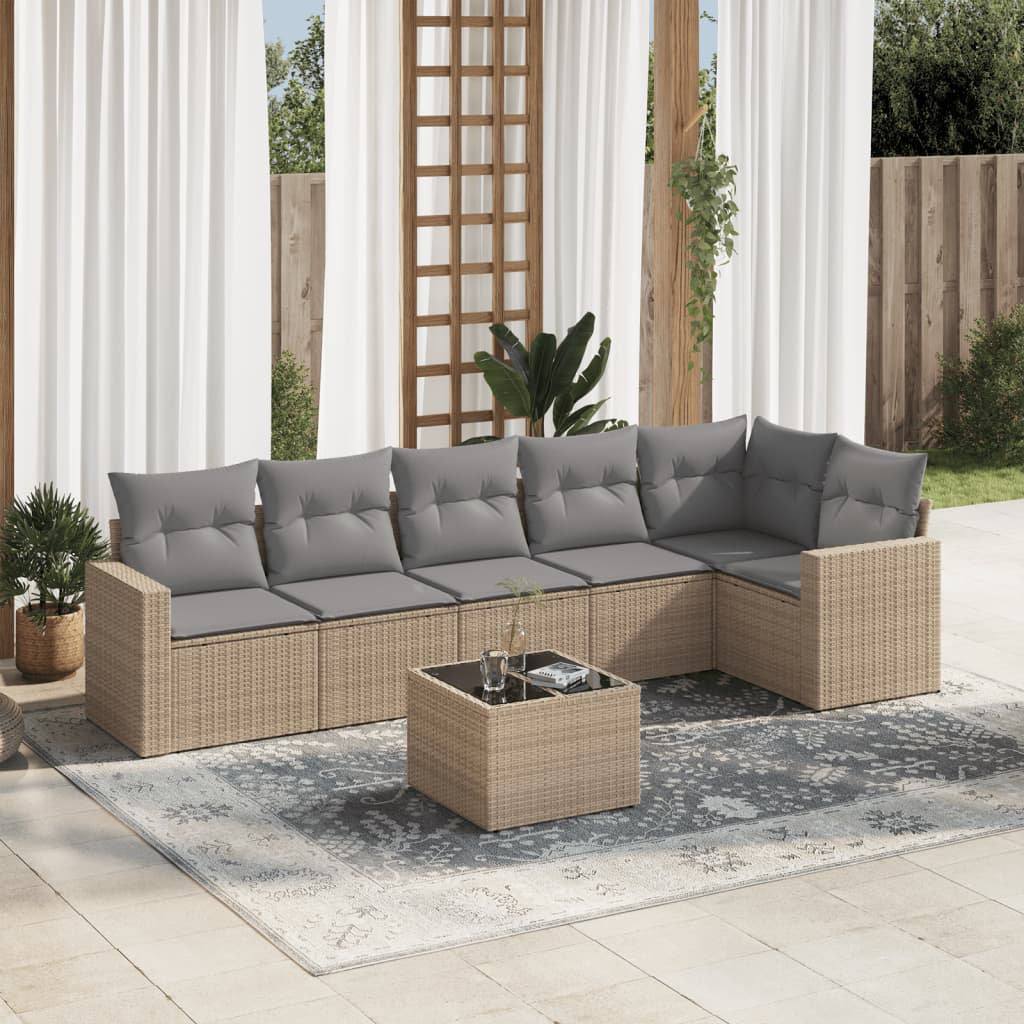 Gartensofa mit Kissen