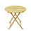 Lefka Round Folding Outdoor Dining Table With Umbrella Hole , 31.5'' in. W 31.5'' in. D