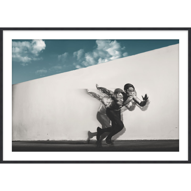 Face To The Wind 1 Framed Print, 28.5" H x 40.5" W