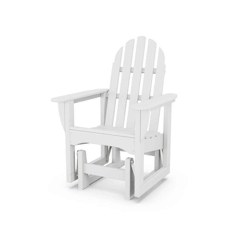 Fauteuil oscillant classique POLYWOOD Adirondack, Blanc
