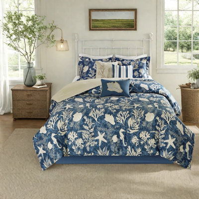 Ensembles de literie certifiés Oeko Tex, Queen Coastal Sateen Coastal Home