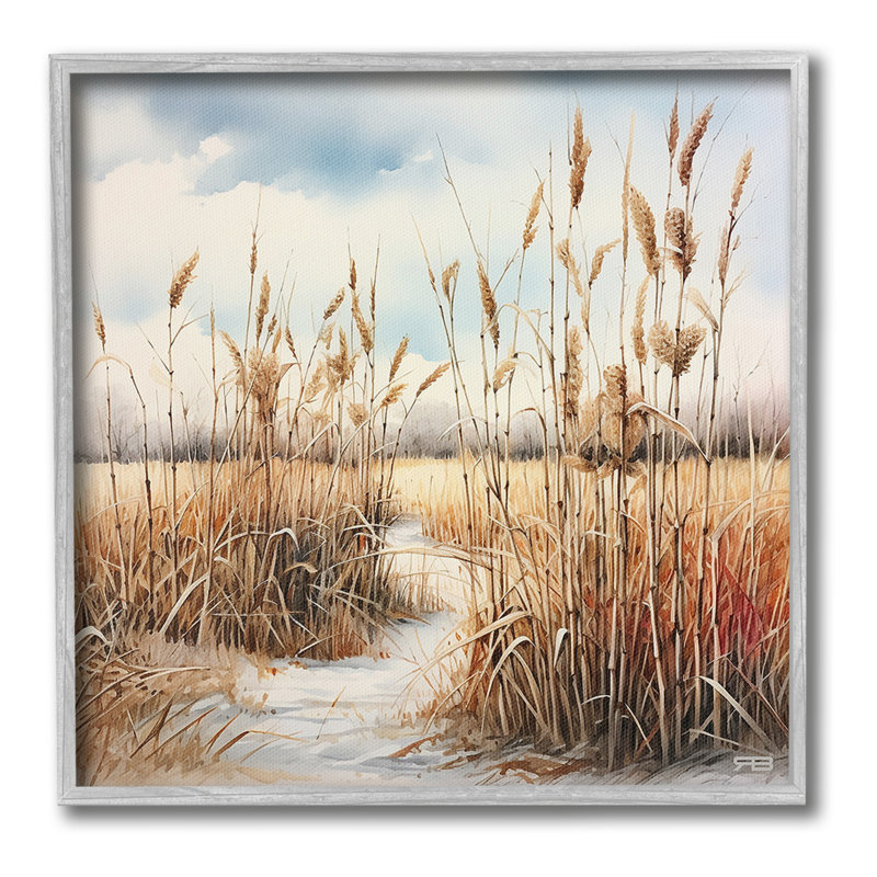 Reproduction d'art giclée encadrée par RB, Estampe numérique Farmhouse, H 24 po x l 24 po