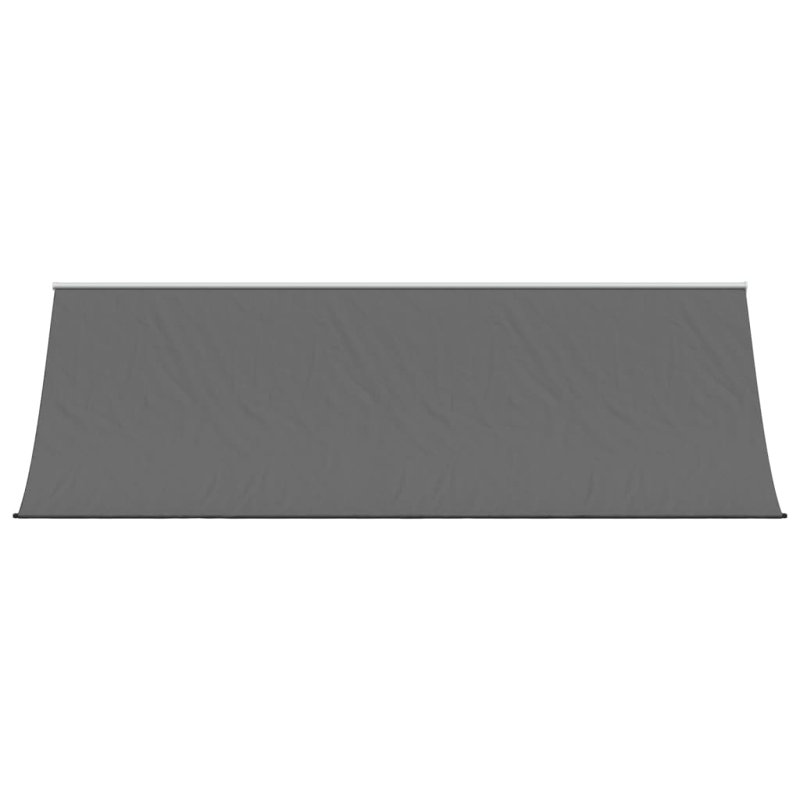 Latitude Run Polyester Cover Retractable Patio Awning, 400cm W x 150cm D, Anthracite