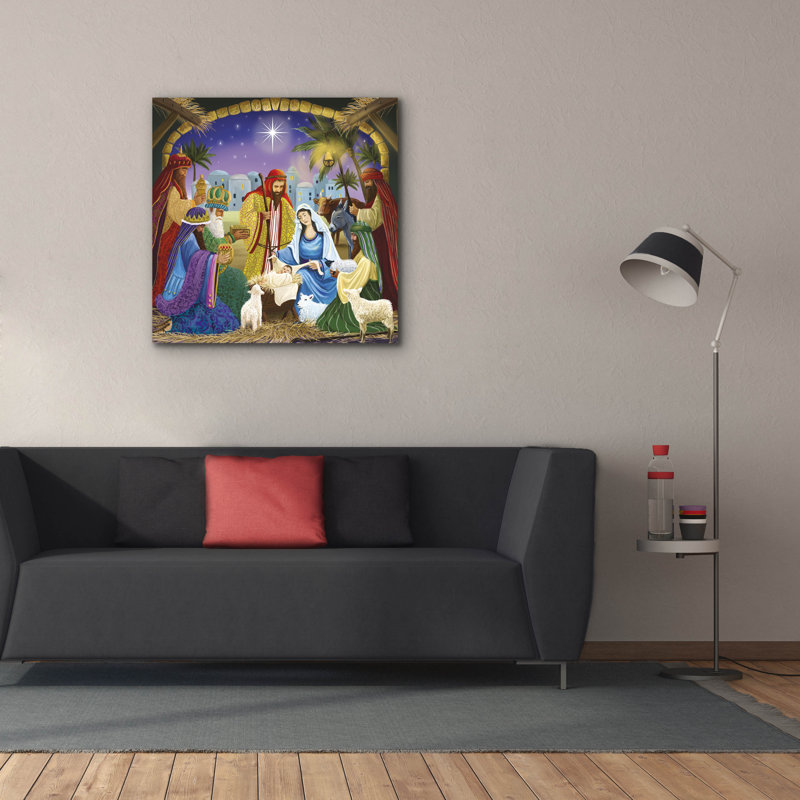  «Manger visiteurs» par Elle Media Group, art mural sur toile, 37 po x 37 po, H 37 po x l 37 po