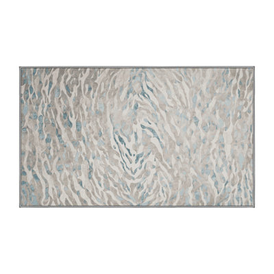 Tapis gris lavable à la machine