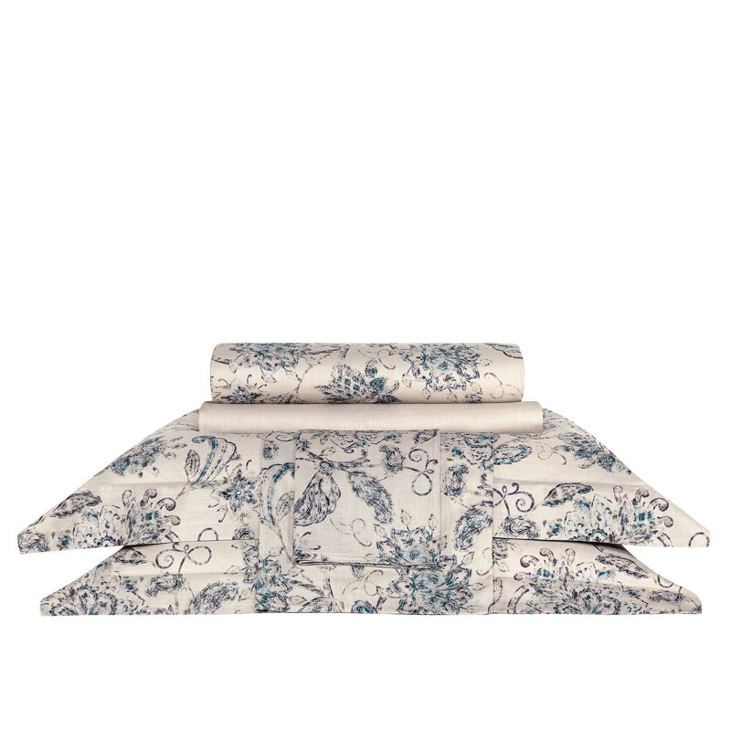 Madeleine Sateen Fitted Sheet, Queen