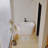 55" Acrylic Freestanding Bathtub, Stand Alone Soaking Tub, Glossy White Acrylic, Toe-Tap Chrome Drain