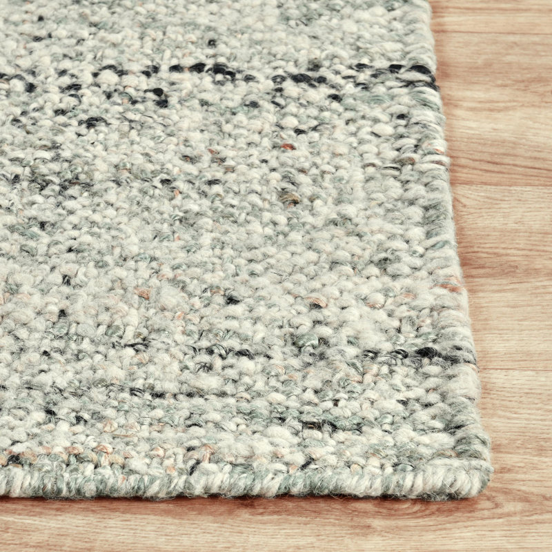 Oscoda Abstract Area Rug in Gray