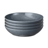 Dark Grey Speckle Set of 4 Pasta Bowls