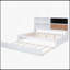 Lit de jour double avec rangement, tableau noir, tableau de liège, ports USB et lit gigogne simple-1327475563