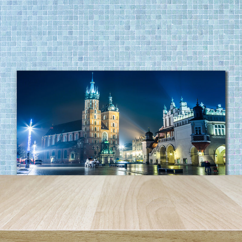 50cm W x 100cm L Glass Peel and Stick Panel