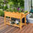 Puck Wood Elevated Planter