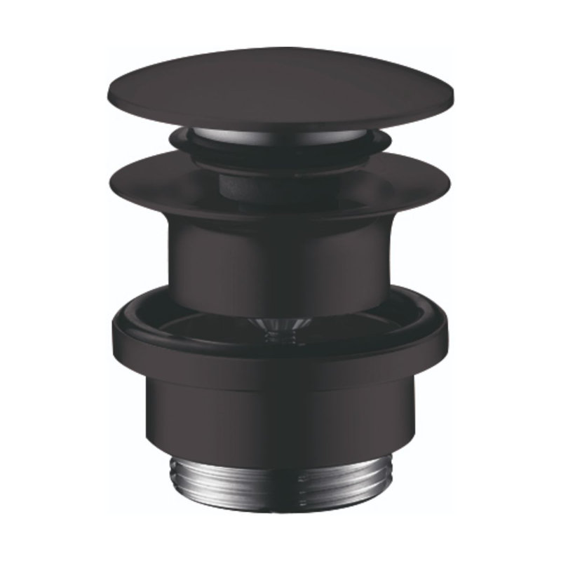 Pop-Up Bathroom Sink Drain, Matte Black