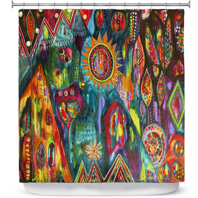 Rideau de douche simple magic mountain